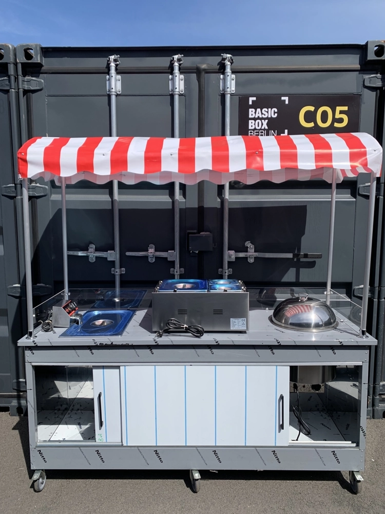 Koçan Mısır Hot Dog ve Çubukta Patates Standı Almanya - Görsel 2