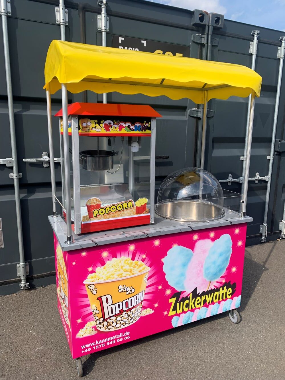 Popcorn Ve Pamuk Şeker Arabası - Görsel 4