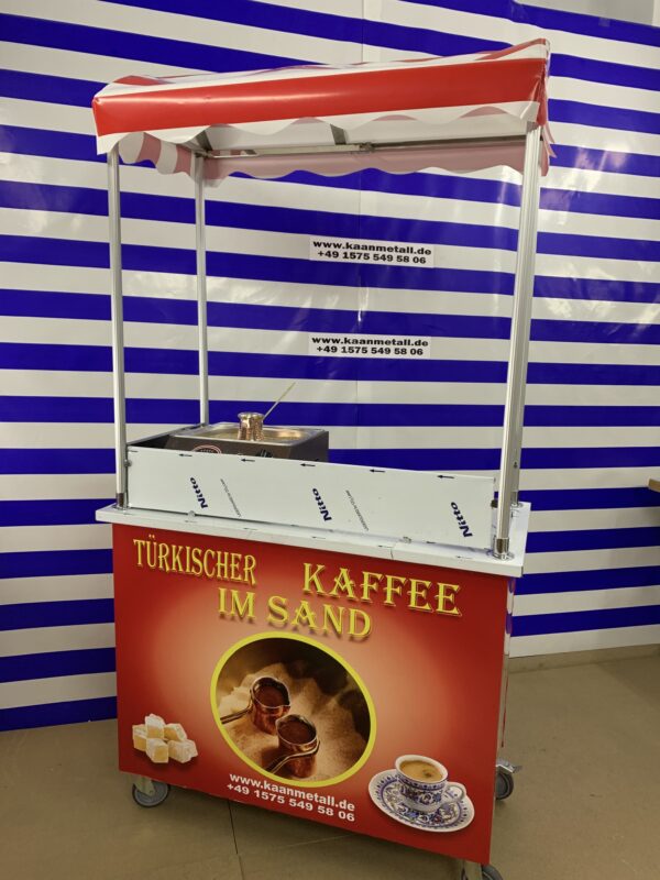 Türkischer Kaffee im Sand Wagen 50x100 – Bild 4