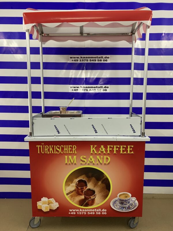 Türkischer Kaffee im Sand Wagen 50x100