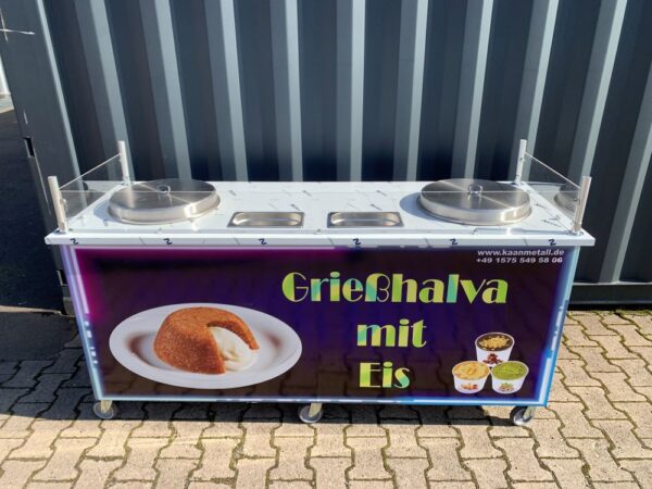 Grießhalva mit Eis Stand 65x180 – Bild 3
