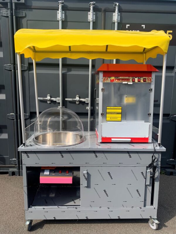 Popcorn und Zuckerwatte Wagen – Bild 5